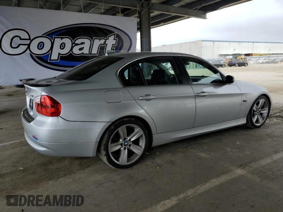 2006 BMW 3 Series 330i with VIN WBAVB33576PS15378, listed as a Copart auction lot 53889675 with 97,738 mi miles and Salvage Title. Bid and sale history available at carsss.com. Image 3.