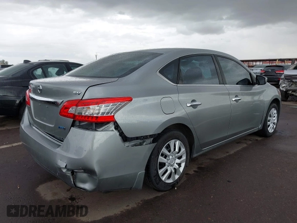 2014 Nissan Sentra S with VIN 3N1AB7APXEY233127, listed as a IAAI auction lot 42174370 with 102,423 mi miles and . Bid and sale history available at DreamBid. Image 4.