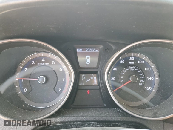 2016 Hyundai Elantra GT with VIN KMHD35LH6GU286135, listed as a Copart auction lot 61480394 with 90,506 mi miles and Salvage Title. Bid and sale history available at carsss.com. Image 9.