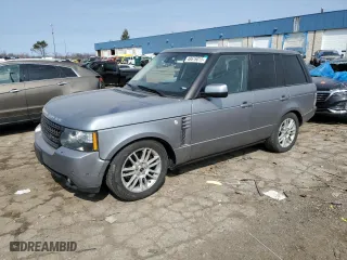 2012 Land Rover Range Rover HSE with VIN SALME1D46CA366185, listed as a Copart auction lot 48676015 with 216,730 mi miles and Clean Title. Bid and sale history available at carsss.com. Image 1.