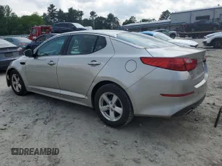 2015 Kia Optima LX with VIN KNAGM4A7XF5583532, listed as a Copart auction lot 60408125 with 108,622 mi miles and Clean title. Bid and sale history available at DreamBid. Image 2.