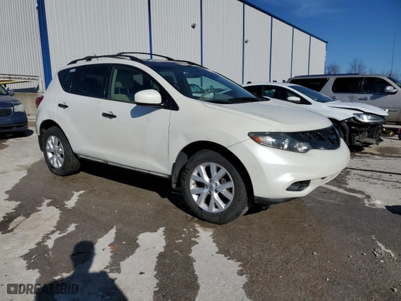 2011 Nissan Murano SV with VIN JN8AZ1MW3BW187169, listed as a Copart auction lot 43351245 with 148,226 mi miles and Salvage Title. Bid and sale history available at carsss.com. Image 4.
