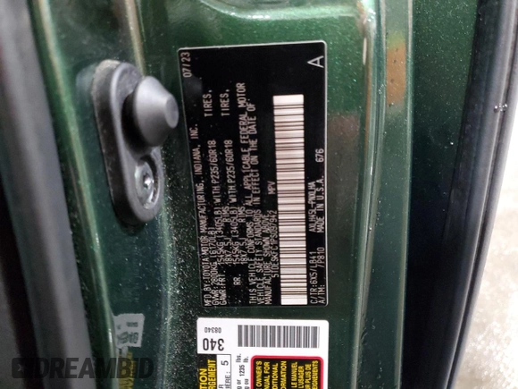 2023 Toyota Sienna Platinum with VIN 5TDESKFC1PS097942, listed as a Copart auction lot 50408805 with 15,101 mi miles and Salvage Title. Bid and sale history available at DreamBid. Image 15.