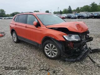 2019 Volkswagen Tiguan S with VIN 3VV0B7AX4KM004472, listed as a Copart auction lot 57987345 with Not provided miles and Salvage title. Bid and sale history available at DreamBid. Image 4.