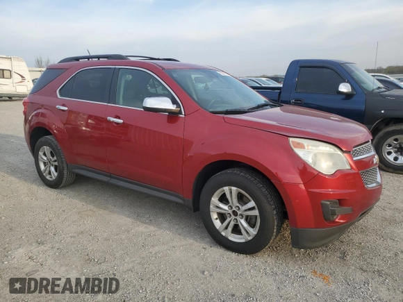 2014 Chevrolet Equinox LT with VIN 2GNALBEK3E1139219, listed as a Copart auction lot 52457165 with 165,566 mi miles and Salvage Title. Bid and sale history available at DreamBid. Image 4.