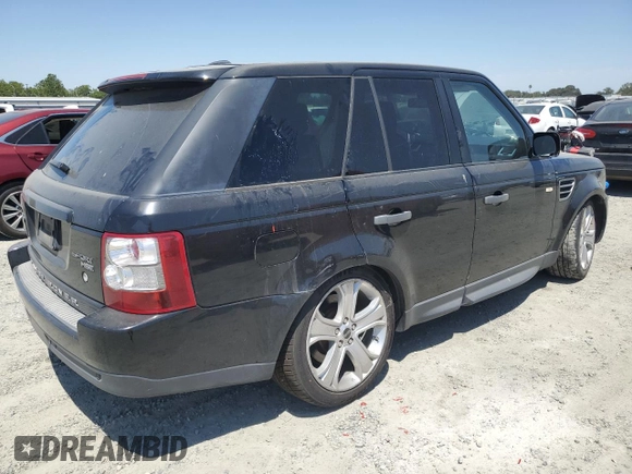 2009 Land Rover Range Rover Sport HSE with VIN SALSK254X9A203973, listed as a Copart auction lot 63165325 with 190,473 mi miles and Clean title. Bid and sale history available at DreamBid. Image 3.
