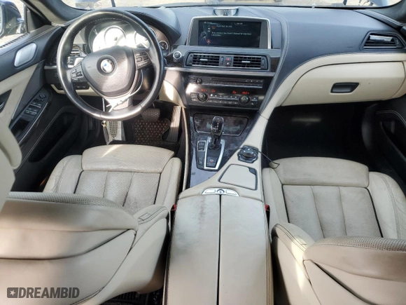 2014 BMW 6 Series 650i with VIN WBA6B2C51ED128896, listed as a Copart auction lot 84801734 with 142,181 mi miles and Salvage Title. Bid and sale history available at carsss.com. Image 8.