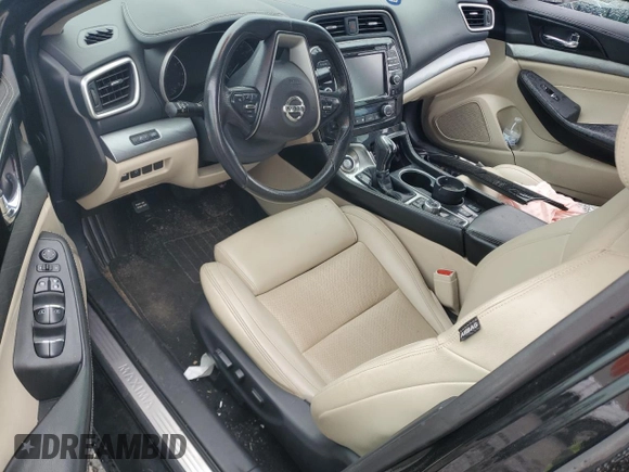 2018 Nissan Maxima SV with VIN 1N4AA6AP6JC363005, listed as a Copart auction lot 59487735 with 75,452 mi miles and Salvage title. Bid and sale history available at DreamBid. Image 8.