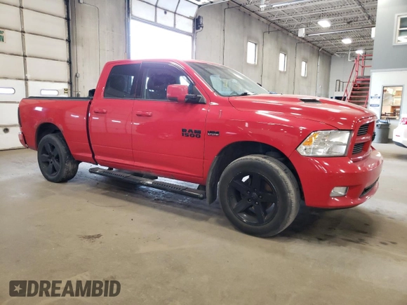 2012 Ram 1500 Sport with VIN 1C6RD7HT5CS215778, listed as a Copart auction lot 55400545 with 246,956 mi miles and Clean title. Bid and sale history available at DreamBid. Image 4.