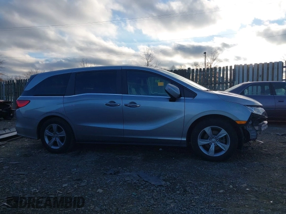 2019 Honda Odyssey EX with VIN 5FNRL6H56KB128197, listed as a IAAI auction lot 41057084 with 52,329 mi miles and . Bid and sale history available at DreamBid. Image 14.
