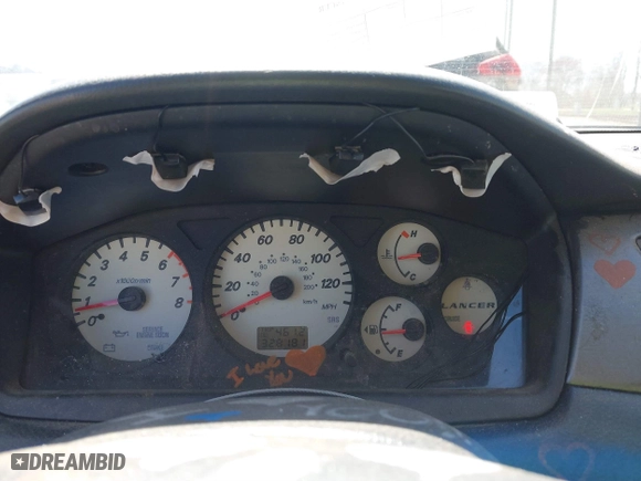 2002 Mitsubishi Lancer OZ-Rally with VIN JA3AJ86E42U039140, listed as a IAAI auction lot 41853888 with 328,181 mi miles. Bid and sale history available at carsss.com. Image 7.