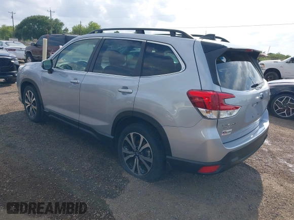 2024 Subaru Forester Limited с VIN JF2SKALC8RH429465, выставлен на аукционе IAAI как лот 41798596 с пробегом 11 822 миль миль и . История ставок и продаж доступна на DreamBid. Изображение 3.