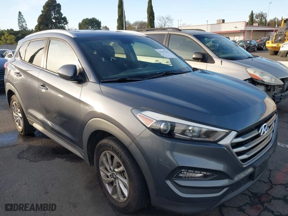 2017 Hyundai Tucson SE Plus with VIN KM8J33A47HU396149, listed as a IAAI auction lot 41391186 with 58,192 mi miles. Bid and sale history available at carsss.com. Image 13.