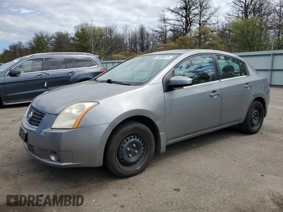 2008 Nissan Sentra S with VIN 3N1AB61E38L712077, listed as a Copart auction lot 55896675 with 60,594 mi miles and Clean title. Bid and sale history available at DreamBid. Image 1.