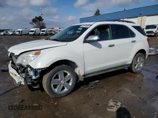 2015 Chevrolet Equinox LTZ with VIN 2GNFLHE35F6367096, listed as a Copart auction lot 46831085 with 162,313 mi miles and Clean Title. Bid and sale history available at carsss.com. Image 1.