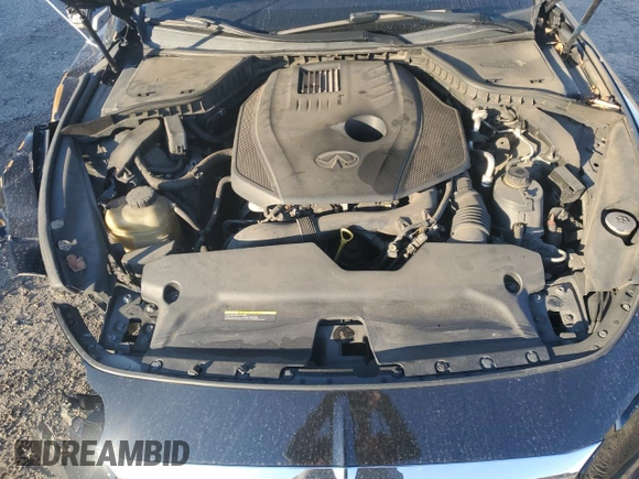 2017 Infiniti Q60 2.0t with VIN JN1CV7EL4HM320083, listed as a Copart auction lot 47426045 with 116,411 mi miles and Salvage Title. Bid and sale history available at DreamBid. Image 11.