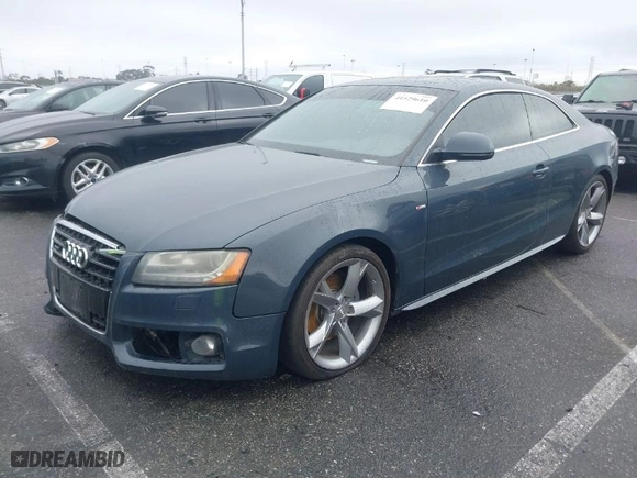 2009 Audi A5 with VIN WAUDK78T59A024673, listed as a IAAI auction lot 41529610 with 131,266 mi miles. Bid and sale history available at carsss.com. Image 2.