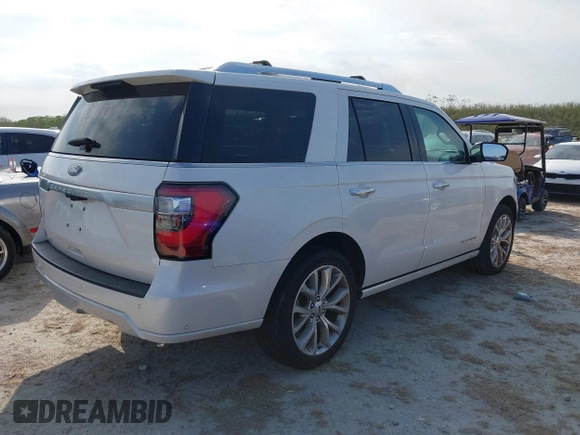 2018 Ford Expedition Platinum with VIN 1FMJU1LT3JEA51867, listed as a IAAI auction lot 40509097 with 1 mi miles. Bid and sale history available at carsss.com. Image 4.