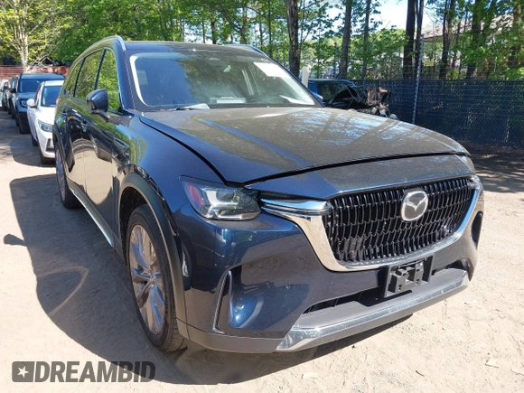 2024 Mazda CX-90 3.3 Turbo Premium with VIN JM3KKDHD3R1133321, listed as a IAAI auction lot 42125203 with 42,023 mi miles. Bid and sale history available at carsss.com. Image 1.