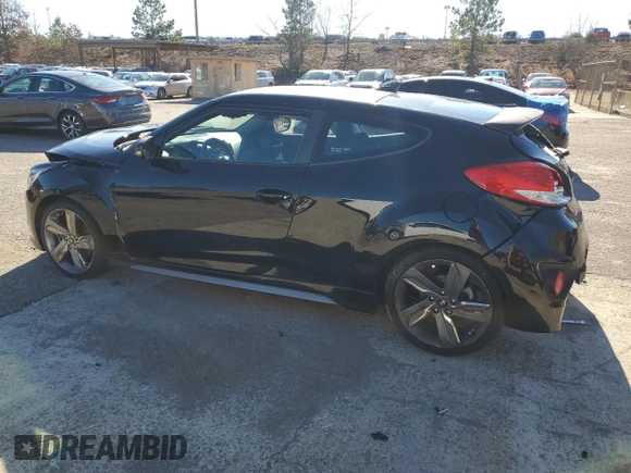 2015 Hyundai Veloster Turbo with VIN KMHTC6AE3FU241078, listed as a Copart auction lot 87422864 with Not provided miles and Salvage title. Bid and sale history available at DreamBid. Image 2.