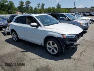 2021 Audi Q5 Prestige with VIN WA1CAAFY9M2053068, listed as a Copart auction lot 61033985 with 48,415 mi miles and Non repairable. Bid and sale history available at DreamBid. Image 4.