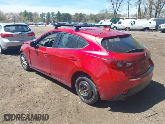 2015 Mazda 3 i Grand Touring z VIN JM1BM1M75F1269995, wystawiony jako IAAI lot #42140185 z przebiegiem 71 973 mil mil oraz . Historia ofert i sprzedaży dostępna na DreamBid. Obrazek 3.