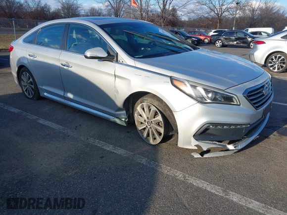 2017 Hyundai Sonata Sport with VIN 5NPE34AF9HH569242, listed as a IAAI auction lot 40977224 with 136,951 mi miles. Bid and sale history available at carsss.com. Image 6.