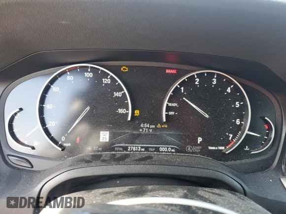 2020 BMW 3 Series 330i with VIN 3MW5R1J0XL8B36966, listed as a Copart auction lot 58501495 with 27,813 mi miles and Salvage title. Bid and sale history available at DreamBid. Image 9.