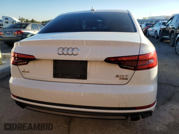 2017 Audi A4 Season of Audi ultra Premium with VIN WAUKMAF40HN043715, listed as a Copart auction lot 81083904 with 100,140 mi miles and Salvage Title. Bid and sale history available at carsss.com. Image 6.