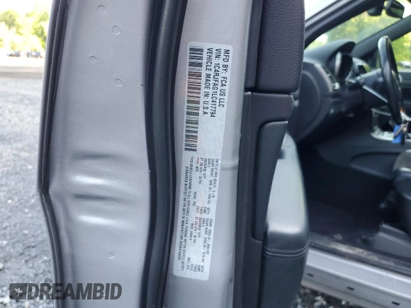 2020 Jeep Grand Cherokee Laredo E with VIN 1C4RJFAG1LC417794, listed as a Copart auction lot 59617005 with 62,430 mi miles and Salvage title. Bid and sale history available at DreamBid. Image 14.