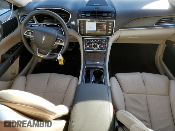 2018 Lincoln Continental Select with VIN 1LN6L9SK0J5609318, listed as a Copart auction lot 76727154 with 34,690 mi miles and Salvage Title. Bid and sale history available at carsss.com. Image 8.