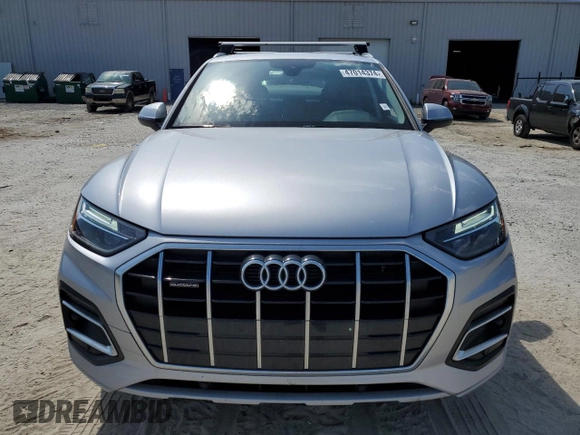 2022 Audi Q5 Premium with VIN WA1ABAFY9N2119785, listed as a Copart auction lot 47014374 with 16,924 mi miles and . Bid and sale history available at DreamBid. Image 5.