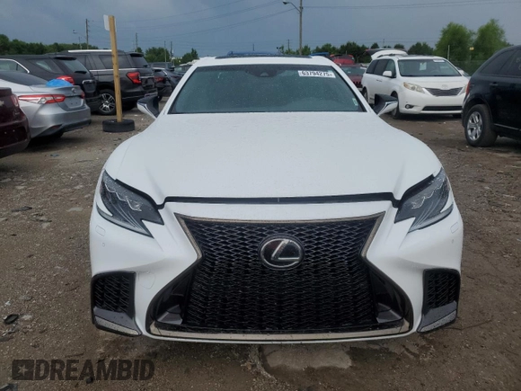 2018 Lexus LS 500 with VIN JTHC51FF0J5000809, listed as a Copart auction lot 63794275 with 100,177 mi miles and Clean title. Bid and sale history available at DreamBid. Image 5.