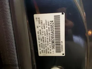 2005 Honda Accord Cpe EX-L V6 with VIN 1HGCM82655A009524, listed as a Copart auction lot 53703965 with 90,963 mi miles and Salvage Title. Bid and sale history available at carsss.com. Image 12.