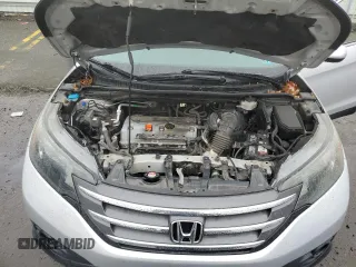 2013 Honda CR-V EX-L z VIN 2HKRM4H76DH634037, wystawiony jako Copart lot #57985265 z przebiegiem 80 399 mil mil oraz Szkody całkowita. Historia ofert i sprzedaży dostępna na DreamBid. Obrazek 12.