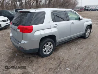 2014 GMC Terrain SLE with VIN 2GKFLVEK8E6369801, listed as a IAAI auction lot 41650369 with 123,621 mi miles. Bid and sale history available at carsss.com. Image 4.