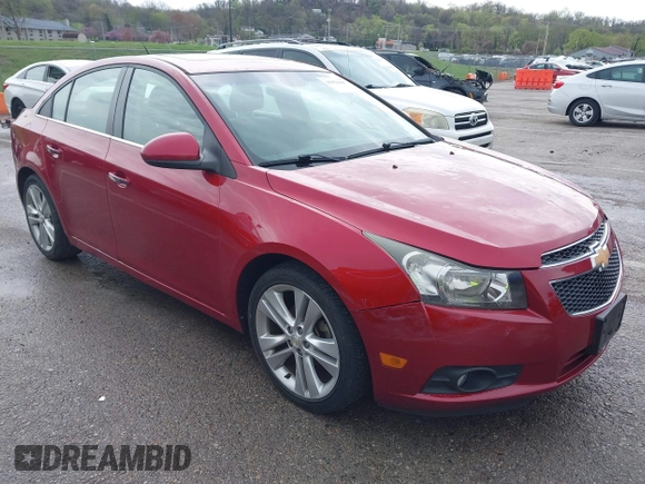 2011 Chevrolet Cruze LTZ with VIN 1G1PH5S99B7291648, listed as a IAAI auction lot 41954447 with 112,985 mi miles and . Bid and sale history available at DreamBid. Image 1.