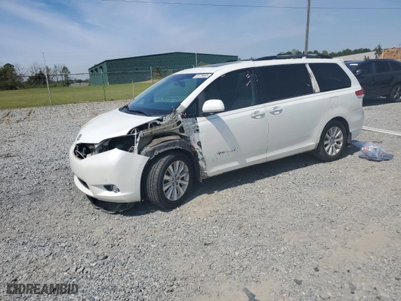 2012 Toyota Sienna XLE AAS with VIN 5TDYK3DC7CS195602, listed as a Copart auction lot 50728685 with 360,538 mi miles and Salvage Title. Bid and sale history available at carsss.com. Image 1.
