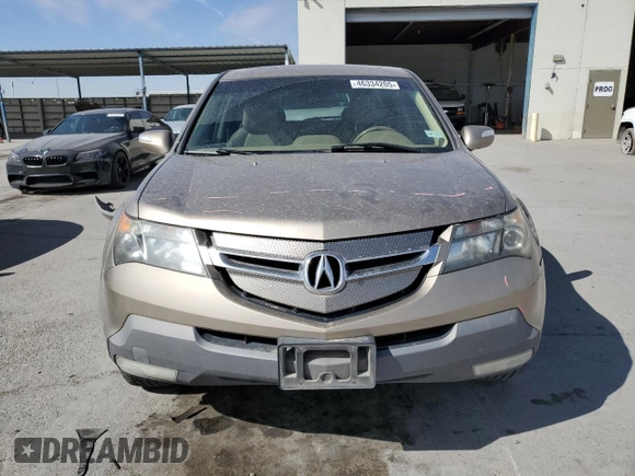 2007 Acura MDX Technology with VIN 2HNYD28327H507662, listed as a Copart auction lot 46334205 with 152,613 mi miles and Salvage Title. Bid and sale history available at DreamBid. Image 5.