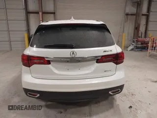 2014 Acura MDX Tech Pkg with VIN 5FRYD4H43EB042952, listed as a IAAI auction lot 41394833 with 85,329 mi miles. Bid and sale history available at carsss.com. Image 16.
