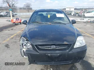 2005 Kia Rio with VIN KNADC125X56377797, listed as a IAAI auction lot 41685739 with 103,390 mi miles. Bid and sale history available at carsss.com. Image 12.