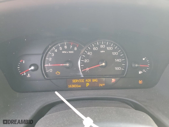 2006 Cadillac STS with VIN 1G6DC67A760136518, listed as a Copart auction lot 74275634 with 163,831 mi miles and Clean Title. Bid and sale history available at carsss.com. Image 9.