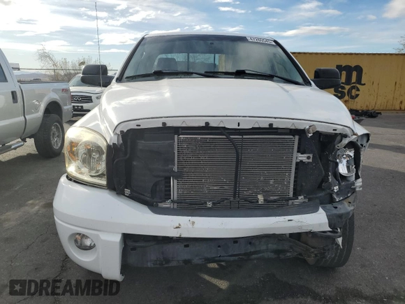 2007 Dodge Ram 2500 SLT with VIN 1D7KS28C07J556137, listed as a Copart auction lot 47265545 with 167,014 mi miles and Salvage Title. Bid and sale history available at carsss.com. Image 5.
