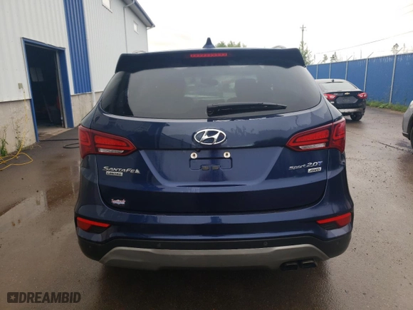 2018 Hyundai Santa Fe Sport Limited with VIN 5XYZUDLA5JG558526, listed as a Copart auction lot 67925074 with 176,766 mi miles and Salvage Title. Bid and sale history available at carsss.com. Image 6.