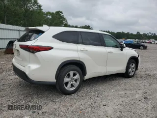 2020 Toyota Highlander L with VIN 5TDCZRAH2LS504191, listed as a Copart auction lot 59492585 with 85,195 mi miles and Salvage title. Bid and sale history available at DreamBid. Image 3.