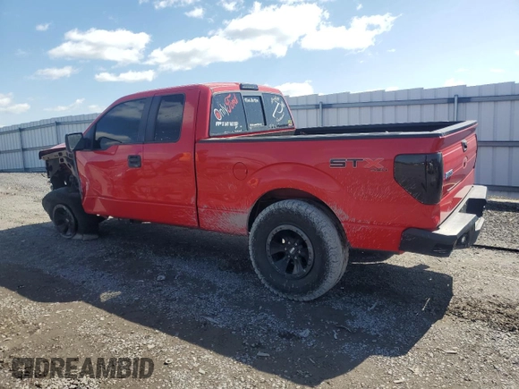 2010 Ford F-150 XL with VIN 1FTEX1EW2AFD63077, listed as a Copart auction lot 52281895 with 160,087 mi miles and Salvage Title. Bid and sale history available at carsss.com. Image 2.