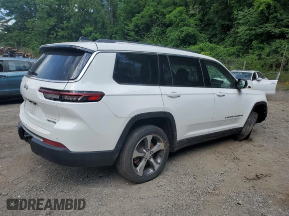 2023 Jeep Grand Cherokee Limited with VIN 1C4RJKBG3P8768612, listed as a Copart auction lot 62857145 with 23,303 mi miles and Salvage title. Bid and sale history available at DreamBid. Image 3.
