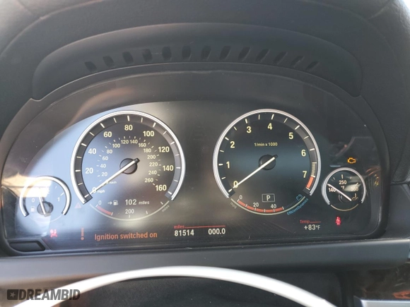 2012 BMW 6 Series 650i with VIN WBALX3C52CDV77706, listed as a Copart auction lot 77685994 with 81,514 mi miles and Salvage Title. Bid and sale history available at carsss.com. Image 9.