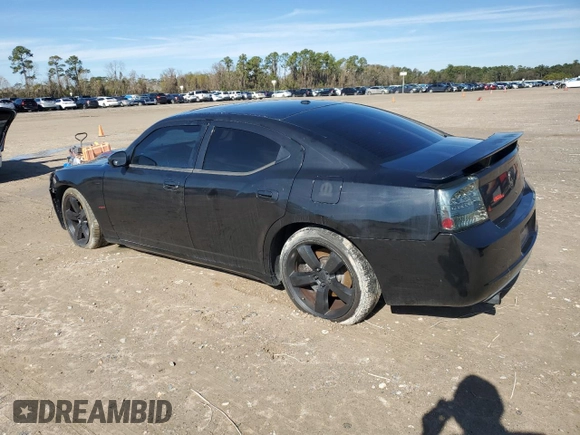 2006 Dodge Charger SRT-8 with VIN 2B3KA73W16H290088, listed as a Copart auction lot 88544405 with 159,926 mi miles and Clean Title. Bid and sale history available at DreamBid. Image 2.