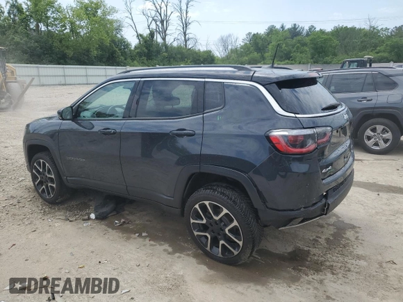 2018 Jeep Compass Limited with VIN 3C4NJDCB4JT369259, listed as a Copart auction lot 59926785 with 65,384 mi miles and Clean title. Bid and sale history available at DreamBid. Image 2.